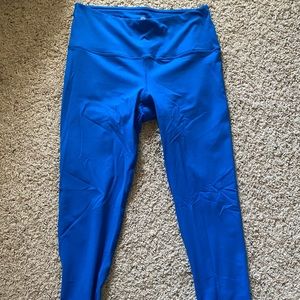 Full Length 90 Degree Blue Leggings